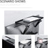 11.5 Inch Adjustable Screen Top Shelf Organizer for TV Computer Monitor Flat Screen, TV Mount Top Shelf Used to Place Soundbar Cable Box Speakers ...